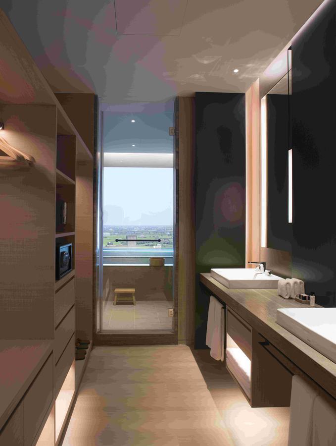 Mu Jiaoxi Hotel Kültér fotó Bathroom