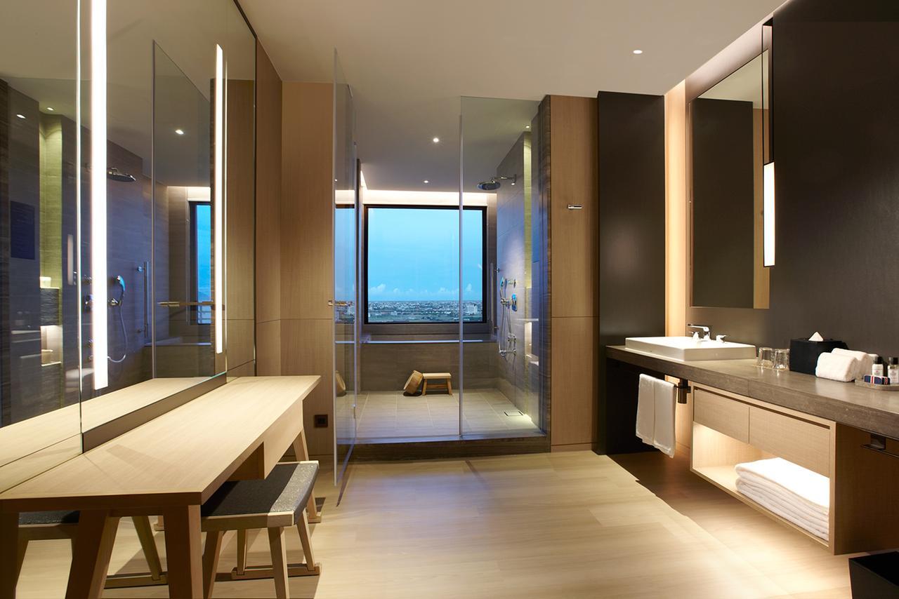 Mu Jiaoxi Hotel Kültér fotó Bathroom